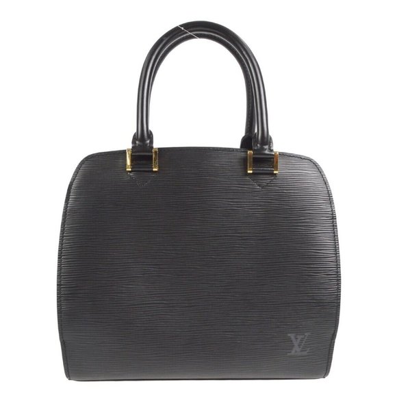 Louis Vuitton Pont Neuf Handbag Purse Black Epi Leather - Picture 1 of 8